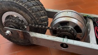 PATINETE COM MOTOR DE HOVERBOARD CASEIRO DIY INVENTOS E IDEIAS [upl. by Sokul]