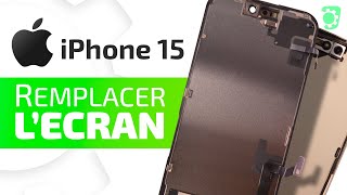 Comment changer lécran de liPhone 15  Tuto Bricophone [upl. by Yruy]