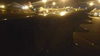 Abu Dhabi Night Landing amp Complete Taxi On ETIHAD A330300 [upl. by Bohrer]