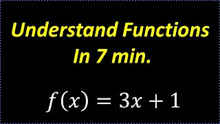 Learn Functions – Understand In 7 Minutes [upl. by Kellene]