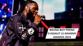 BRUNA BOY PREND DASSAUT LE GRAMMY AWARDS 2024 [upl. by Hamil188]