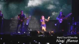 Malú  Me fui Tour Sí Sevilla 2014 [upl. by Skillern224]