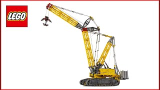 LEGO Technic 42146 Liebherr Crawler Crane LR 13000 Speed Build  Brick Builder [upl. by Anecuza]