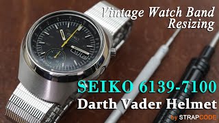 Vintage Seiko 61397100 Master Watch Band Resizing [upl. by Enelrak]