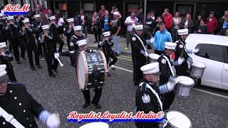 Donaghadee Flutes amp Drums FB  Ballyclare Protestant Boys FB Parade 2018 [upl. by Serra]