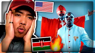 Japesa X Khaligraph Jones  Nyakalaga Official Music Video AMERICAN REACTION Kenyan Music US USA [upl. by Keeryt636]