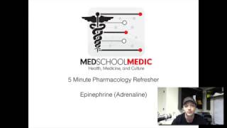 5 minute refresher Epinephrine [upl. by Luciano]