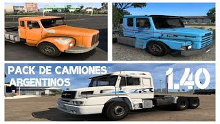 PACK DE CAMIONES ARGENTINOS ETS 2 140 SCANIA 111 SCANIA 113 MERCEDES BENZ 1938 [upl. by Sunny]