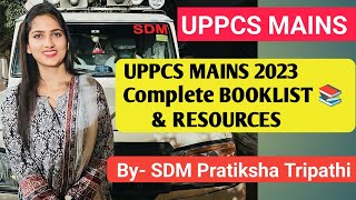 UPPCS MAINS COMPLETE BOOKLIST amp RESOURCES  मुख्य परीक्षा के लिए बुकलिस्ट uppcs uppcsmains2023 [upl. by Franchot]