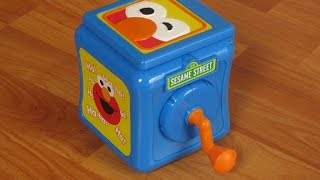 Sesame Street Elmo Jack in the Box Toy [upl. by Trinette]