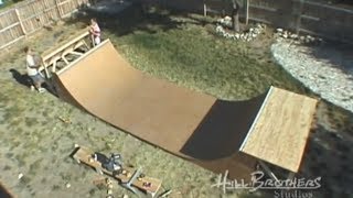 How to build a halfpipe from start to finish [upl. by Sherrod]