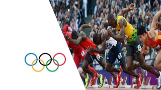 Bolt Blake amp Gatlin Win 100m SemiFinals  London 2012 Olympics [upl. by Herodias]