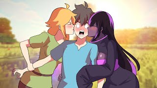 The Unforgettable Love Triangle Alex Endergirl and Steve  Minecraft Animation Compilation 2 [upl. by Latsirc]