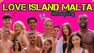 Love island Malta 2nd Recouplinglove island malta season 2loveislandmalta loveislanduk [upl. by Odidnac]