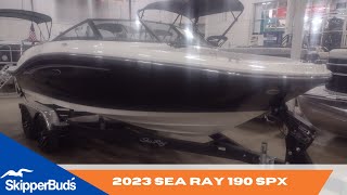 2023 Sea Ray 190 SPX Bowrider Tour SkipperBuds [upl. by Selec]