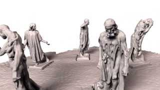 3D model of quotThe Burghers of Calaisquot [upl. by Seda]