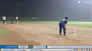 Live Cricket Match  Thunder Buddies vs Nizampet Fighters  05Oct24 0920 PM 23 overs  Individual [upl. by Dilaw]