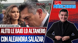 SinMáscaras  Ale Salazar ENCARA a Alito Moreno en el SENADO de la REPÚBLICA [upl. by Oiramed]