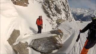 Steep skiing in Chamonix [upl. by Aroon609]