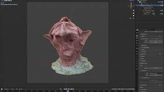 Photogrammetry scan of a clay model [upl. by Eldrid]