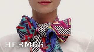 Hermès  Twin Scarf Lavallière [upl. by Loree129]