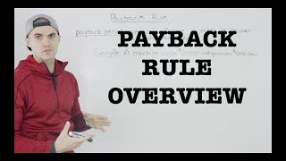 FIN 300  Payback Rule Overview  Ryerson University [upl. by Asle]