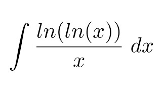 Integral of lnlnxx substitution  by parts [upl. by Egor]