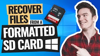 How to Recover Deleted Files from a Formatted SD Card Tutorial [upl. by Rogers]