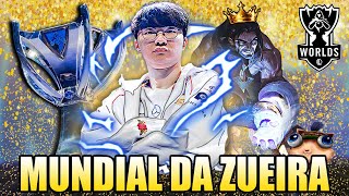 O DIA QUE O FAKER FEZ O IMPOSSÍVEL  MUNDIAL DA ZUEIRA  Worlds 2024  T1 vs BLG [upl. by Puritan]