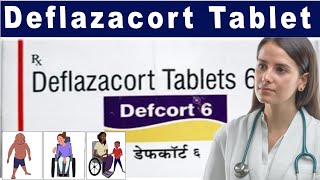 Deflazacort tablets 6 mg 12 mg uses  Defcort 6 mg  sericort tablets uses side effects Dose [upl. by Nnaarual]