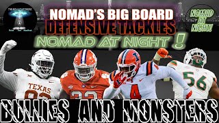 Nomad At Night  Nomads BIG BOARD The Top Defensive Tackles in the 24 NFL Draft [upl. by Adal]