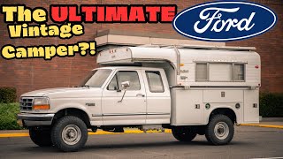 THE Ultimate Ford Diesel Camper Combo Alaskan Camper and Ford 73 IDI Diesel POV and Drive Ottoex [upl. by Barabas18]