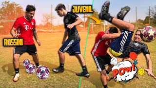 O JUVENIL PROVOCOU NO FUTEBOL E APANHOU FEIO  machucou [upl. by Jacintha88]