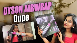 DYSON Airwrap Dupe under 1500 in TeluguHair straightener review in Telugu Lavanya lovely dyson [upl. by Haukom169]