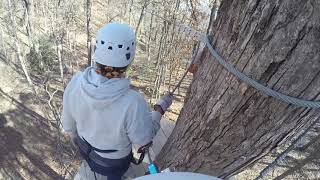 Amicalola Falls St Pk Zipline Part Two [upl. by Dame]