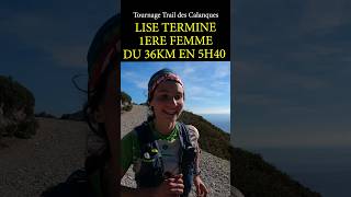 1ere femme du 36km du Trail des Calanques 2024 [upl. by Glavin590]