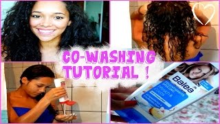 Haare waschen ohne Shampoo  Cowashing Tutorial [upl. by Athalia]