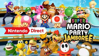 Super Mario Party Jamboree – Announcement Trailer – Nintendo Switch [upl. by Nnairam]