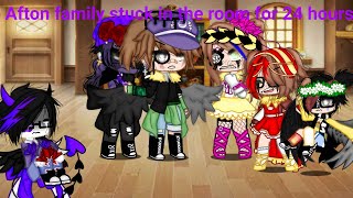 Afton family stuck in room for 24 hoursNeW AU [upl. by Ecirted69]