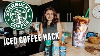 HOW TO MAKE STARBUCKS ICED COFFEE AT HOME  BRENNA LYONS [upl. by Immanuel]