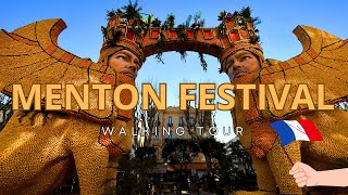 MENTON FESTIVAL France Walking Tour 4K [upl. by Luedtke]