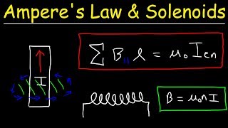 Amperes Law amp Magnetic Field of a Solenoid  Physics amp Electromagnetism [upl. by Akinirt]