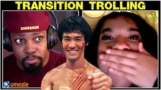 TRANSFORMING into STRANGERS on OMEGLE Transition Prank [upl. by Zemaj]