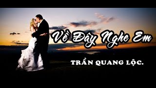 VỀ ĐÂY NGHE EM KARAOKE HD [upl. by Diogenes]