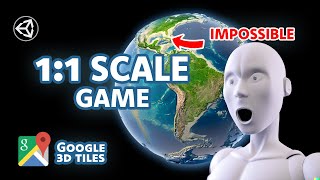 The ENTIRE WORLD in 3D inside of UNITY Google Maps 3D Tiles to Unity TUTORIAL [upl. by Notlrac]