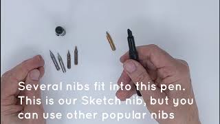 Quick tour of our Large Nib Fountain Pen [upl. by Johiah213]