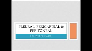 Cytology of pleural pericardial and peritoneal fluid [upl. by Bethesda795]