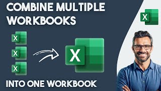 How to combine Multiple Workbooks into one Workbook in Excel [upl. by Nylirek769]