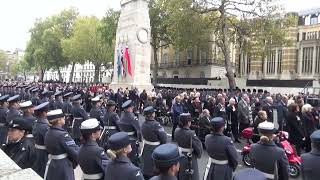 Remembrance Sunday 2022 march past of the Royal British Legion at the Cenotaph [upl. by Letta]