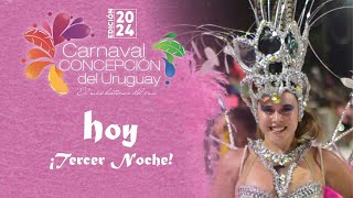 Tercera noche del Carnaval de Concepción del Uruguay 2024 [upl. by Essie]